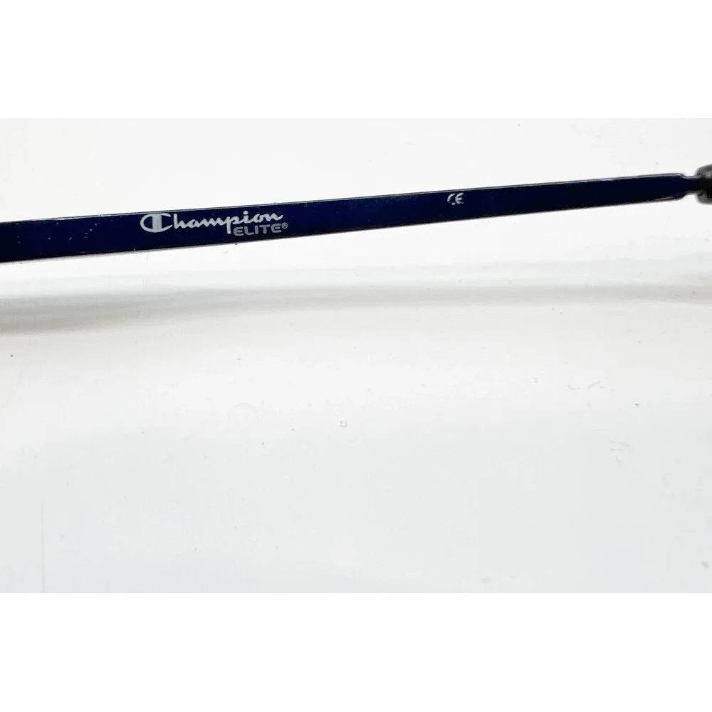 Champion Elite Eyeglasses Mens Blue Rectangular Metal Frames 52-18-140
